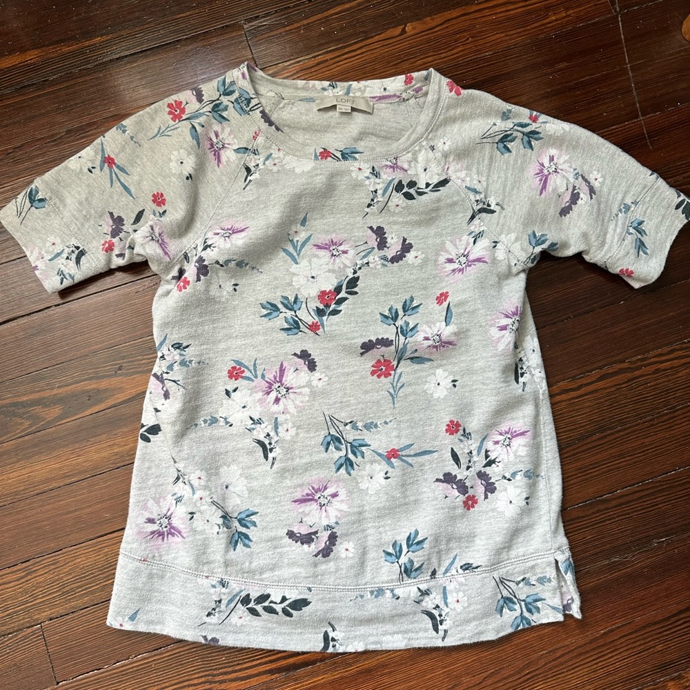 Maternity Floral Sweatshirt - LOFT
